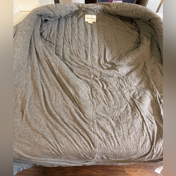 Club Monaco Quilted Blanket Coat - Grey - Picture 13 of 16